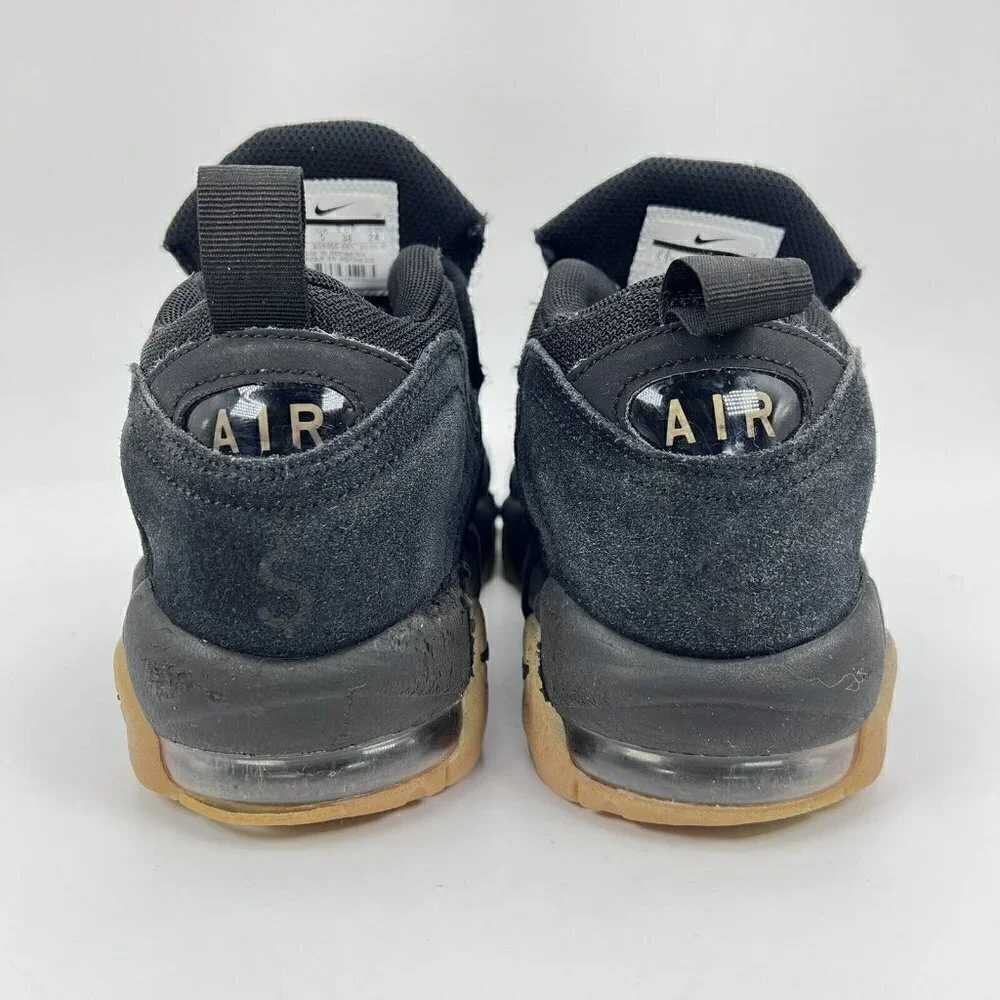 Nike Air Money Black/Black-Gum Light Brown Shoes AQ9350-001 Athletic Youth 5.5Y